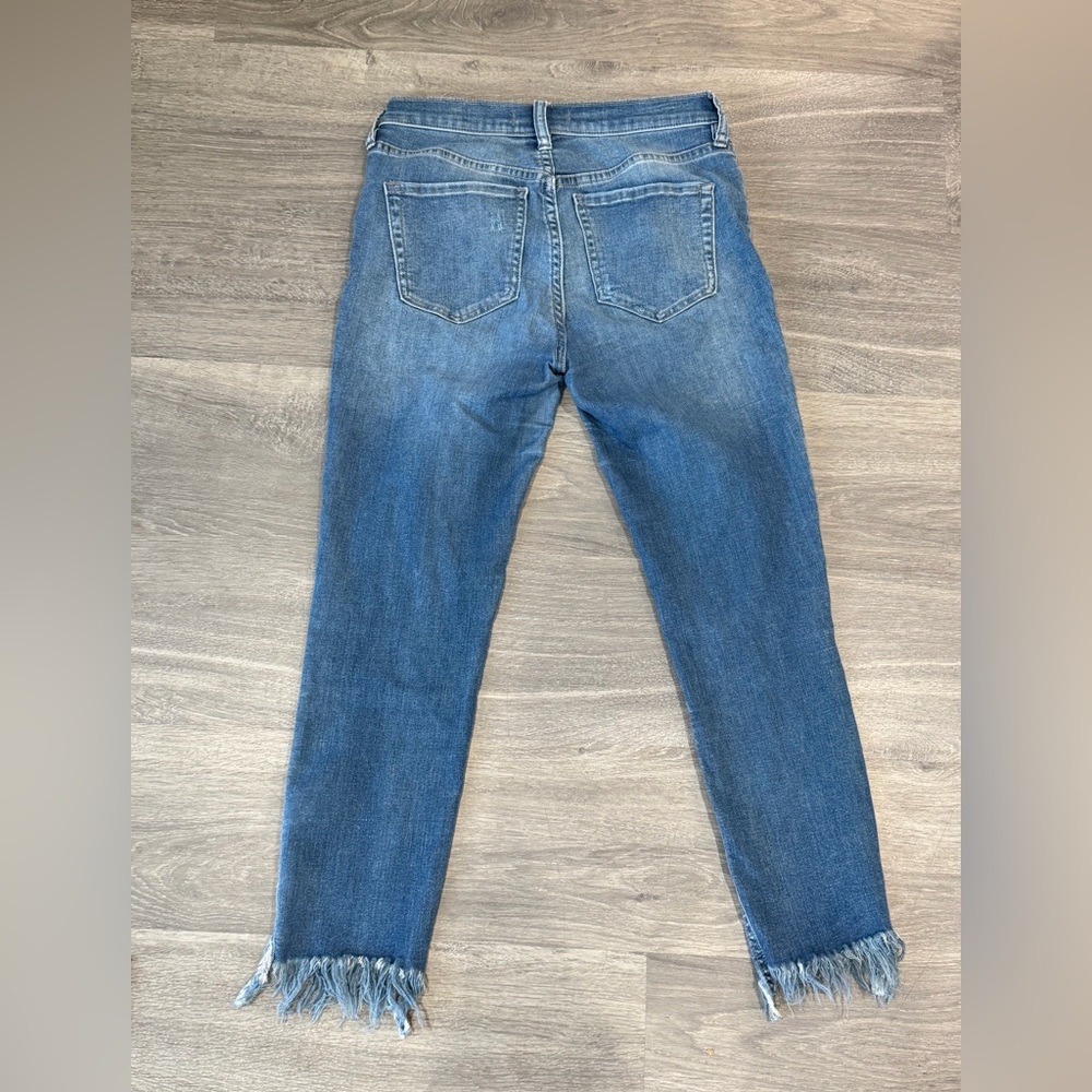 Free People Distressed Fringe Hem Jeans Women 27 - Picture 6 of 6